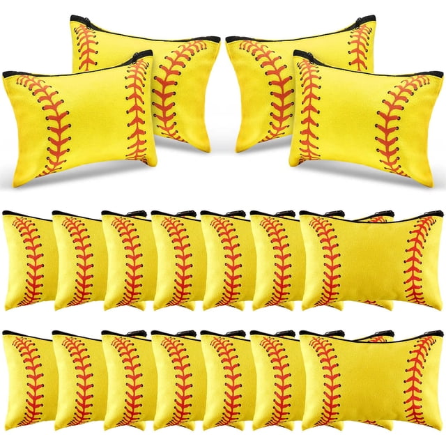 Bolsa de maquillaje Flutesan Softbol, 18 unidades, para niñas jugadoras de equipo