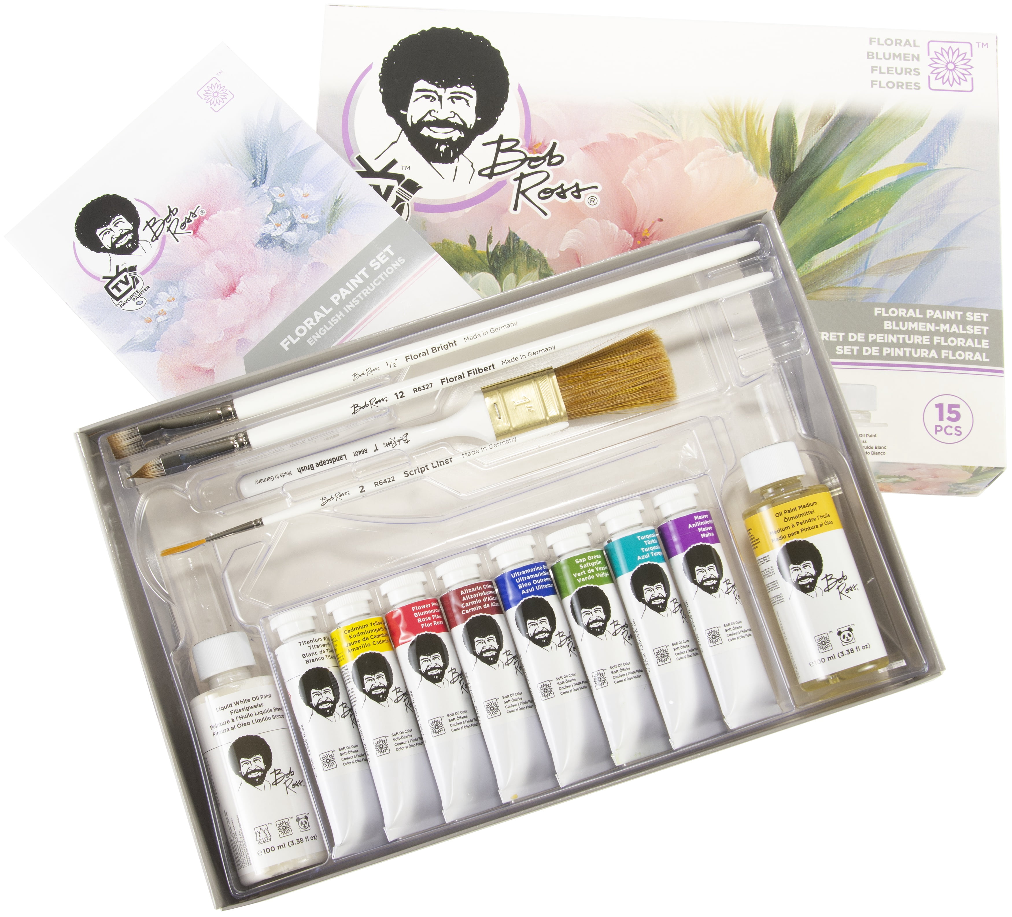 Bob Ross Flower Painting Set