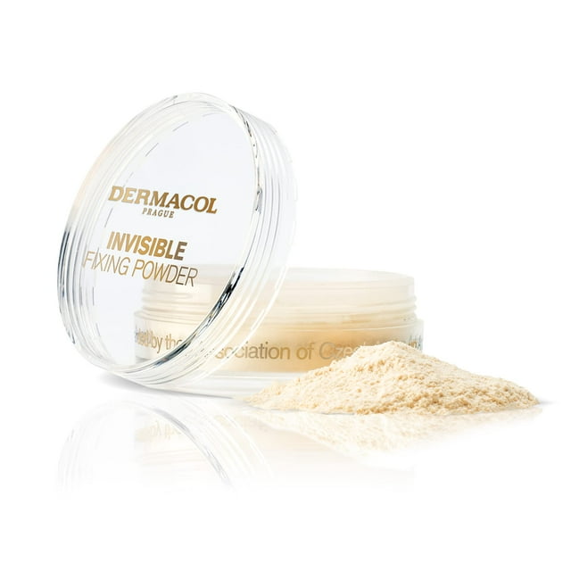 Polvo fijador Dermacol Invisible Fixing, 13,5 g, para piel grasa