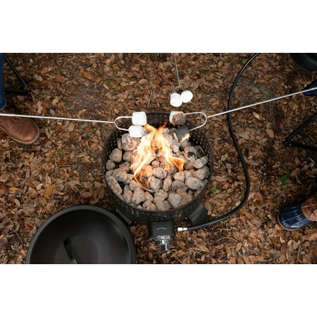 Fire Sense - Sporty Campfire Portable Gas Fire Pit - Mocha