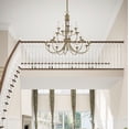 thumbnail image 2 of Livex Lighting Cranford Foyer Chandelier in Antique Brass, 2 of 11