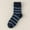 Navy, variant on Men Striped Mid-Calf Wool Socks - Warm And Thickened for Cold Weather Sleeping Long Socks