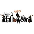 thumbnail image 3 of CafePress - Happy Halloween Black & Orange Spo Baseball Jersey - Cotton Baseball Jersey, 3/4 Raglan Sleeve Shirt, 3 of 4