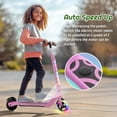 thumbnail image 4 of TST Electric Scooter for Kids, 100W Adjustable Kick Scooter with Flashing Rainbow LED Lights, Up to 8mph&8 Miles, 4 of 6