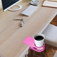 thumbnail image 5 of Clip On Cup Holder Portable Desk Side Mug Caddy Clamp For Camping Chair Sunbed And All Occasions Secure Grip For Drinks, 5 of 8