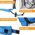 thumbnail image 4 of SHOFTW Double Sleeping Bag for Adults, Lightweight Waterproof, Machine Washable for Camping Hiking Backpacking, Blue, 4 of 7