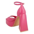 thumbnail image 3 of Zapatilla Mujer Miracol Media Plataforma Abierta Calor Modernas rosa 23, 3 of 4