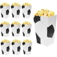 thumbnail image 3 of Juego de vajilla desechable para fiesta de cumpleaños con temática de fútbol blanco, decoraciones de globos para Baby Shower, suministros para fiesta de fútbol para niños, 3 of 4