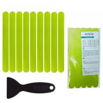 24PCS Non-Slip Bathtub Stickers with Scraper - Strong Adhesive Shower Floor Grips for Bathroom, Stairs & Boats - Eco-Friendly & Water-Drain Design, No Residue, Safe for Kids & Elderly