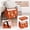 G, variant on Rectangular Pink Halloween Ghost Storage Basket 13.8x9.8x9.8 Inch, Smiley Pumpkin Candy Basket with Leather Handles, Collapsible Party Organizer