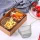 thumbnail image 3 of French Fry Holder Deep Fry Basket Mesh Food Basket (Silver), 3 of 5
