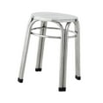 thumbnail image 2 of Luzkey Metal Stool Classroom Nonslip Diameter 29cm Easy Clean Practical Round Stackable Stool for Indoor Outdoor Dining Room Kitchen 29cmx50cm, 2 of 8