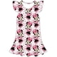 thumbnail image 1 of 2023 año nuevo estilo moda novedosa lindo Minnie costura vestido pura mujer bebé dibujos animados estampado Mini rodilla kirt con volantes petals8T Gao Jinjia LED, 1 of 2