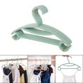 thumbnail image 3 of Estante de exhibición plástico de la suspensión de ropa de la suspensión de ropa 10pcs para los niños de los niños, perchas infantiles Verde Baoblaze Percha para niños, 3 of 7