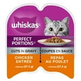 thumbnail image 1 of Whiskas Perfect Portions Chicken Entrée Cuts in Gravy Wet Cat Food, 1 of 9