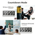 thumbnail image 7 of VOCOO Digital Kitchen Timer, Large LED Display, Magnetic Backing, Countdown/Countup, 3 Brightness Levels, White/Grey, 7 of 7