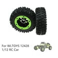 thumbnail image 3 of 4 Pcs Pièces de Pneus de Roues 110mm Améliorées pour Wltoys 12428/12428-ABC Voiture RC 1/12, 3 of 8