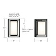 thumbnail image 3 of Capital Lighting 953111 Aiden 14" Tall Outdoor Wall Sconce - Black, 3 of 7