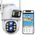 thumbnail image 1 of 2nlf® 12mp Cámara Vigilancia Exterior Tres Lentes Zoom 10x, 1 of 8