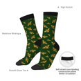 thumbnail image 2 of Yiaed Hohey Bee Print Great elasticity Crew Socks Sports socks for Men and Women, 2 of 5