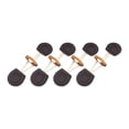 thumbnail image 3 of 4 Pieces Toggle Closure Buttons Decoration Wooden Buttons Accessories Dark Brown, 3 of 9