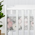 thumbnail image 4 of Sweet Jojo Designs + BreathableBaby Watercolor Floral Grey Girl Breathable Mesh Crib Liner, 4 of 6