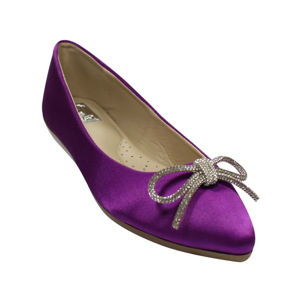 FLAT BALERINA CASUAL LEON MUJER UVA MORADO RAZO 315 LEON 315mp