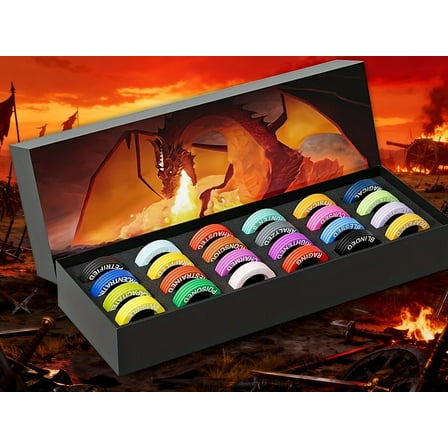 Dungeons & Dragons Status Effect Set Acrylic Rings RPG Markers