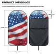 thumbnail image 7 of XYZCANDO US Flag Terry Cloth Car Seat Covers Machine Washable, Suitable for Van Truck Seat Front Seats, Car Seat Towel Cover, for Cars Trucks, 7 of 7