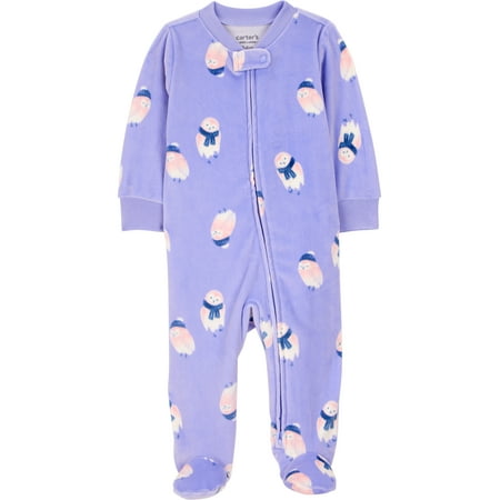 Carter's Child of Mine Baby Cozy Sleep N Play, Single & 2 Pack, Sizes Preemie-6/9 Months