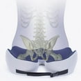 thumbnail image 2 of Xkiss Memory Foam Sit Bone Relief Seat Cushion for Butt Lower Back Hamstrings Hips Ischial Tuberosity Reduce Fatigue for Chair,Blue, 2 of 24
