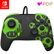 PDP REMATCH Wired Controller: 1-Up Glow in the Dark For Nintendo Switch, Nintendo Switch - OLED Model
