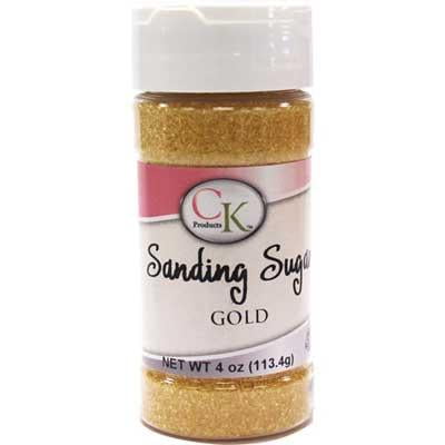 Gold Sanding Sugar 4 Oz. For Decorating Cookies, Cupcakes, Cake Pops,Cakes, Baked (The Best Sugar Cookie Frosting)