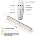 thumbnail image 4 of PYAN-Under Cabinet Lights Wireless Battery Operated Lights with Remote Control LED Closet Lights Counter Wall Lights Without Wiring with Remote for Kitchen Shelf Hallway, Multiple Colors 2 Pack, 4 of 4
