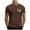 Brown, variant on Fmbrln Graphic Tees for Men Summer Casual Crew Neck Short Sleeve Sports T-shirts Hawaiian Beach Tops