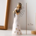 thumbnail image 2 of Statue Commémorative d'Ange Chat, Cadeau d'Amitié pour Amoureuse des Chats, Femmes, 6.7 Pouces, Souvenir de Perte d'Animaux, Figure Sculptée en Résine Peinte à la Main, 2 of 8