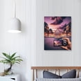 thumbnail image 4 of JRXY Sunset at The Louvre - Sunsets -Gallery Wrapped Canvas Wall Art pattern2, 4 of 5