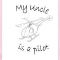 thumbnail image 2 of CafePress - My Uncle Is A Pilot Helicopter Infant Bodysuit - Baby Light Bodysuit, Size Newborn - 24 Months, 2 of 4