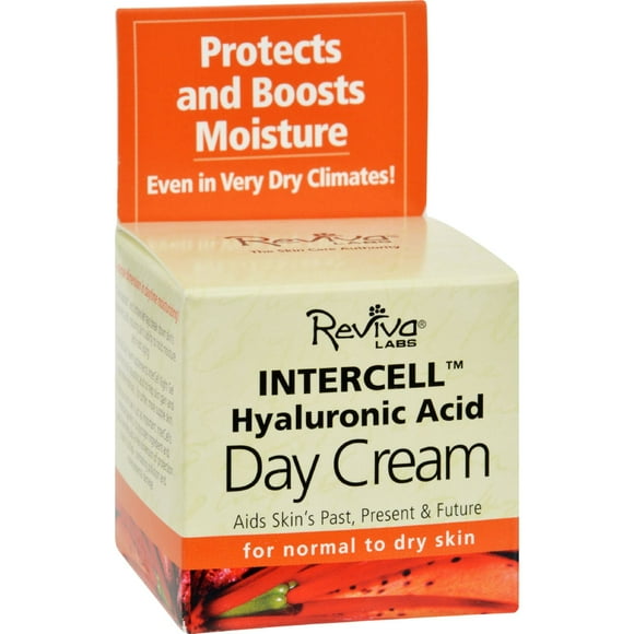 Reviva Labs 0830661 Crème de Jour Intercell avec Acide Hyaluronique - 1,5 oz