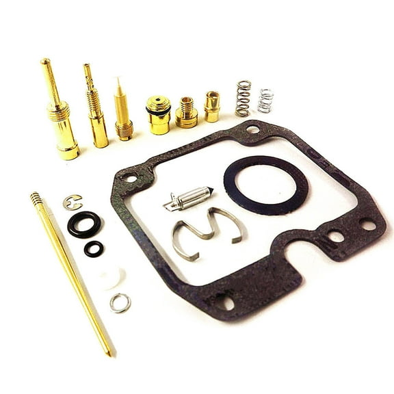LABLT New Carb Carburetor Rebuild Kit Repair Fit for Kawasaki KLF220 Bayou 88-02 Black