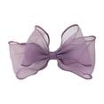 thumbnail image 3 of Boovnll Curtain Tiebacks, Sheer Organza Bow Window Drape Holdbacks, No Drill Cute Curtain Tie Backs for Sheer Curtain Bedroom Living Room,6x4in, 3 of 7
