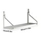 thumbnail image 3 of Estante de Pared Sin Taladro | Estante de Madera para Mesita de Noche | 30 X 15 Cm | Soporte Triangular Resistente Que Soporta Hasta 13,6 Kg | Montaje Sin Agujeros con Tiras Adhesivas | Organizador p, 3 of 6