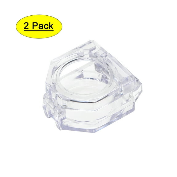 Uxcell 22mm ID Plastic Push Button Switch Cover Protector Clear 2 Pack