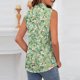 thumbnail image 5 of TaTaai Button Lapel Blouse Lightweight Breathable Women's Casual Fashion Printed Sleeveless Short Sleeve Loose Summer Smart-Casual Top Gift, 5 of 6