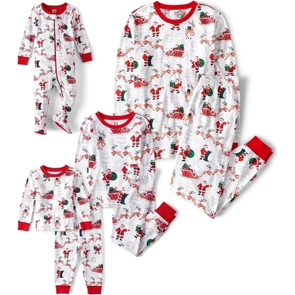 Pijama navideño de algodón para bebés The Children's Place