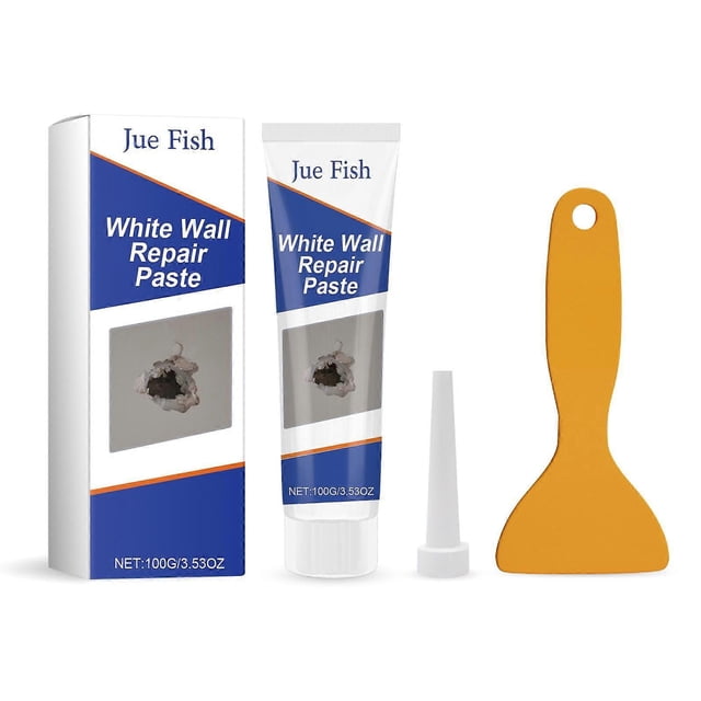 Tokyo Mart Wall Repair Kit, Wall Spackle Paste Mending Agent with Scraper 100G