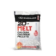 Snow Joe 20lb Pure Calcium Chloride Ice Melt Pellets, 94% Pure