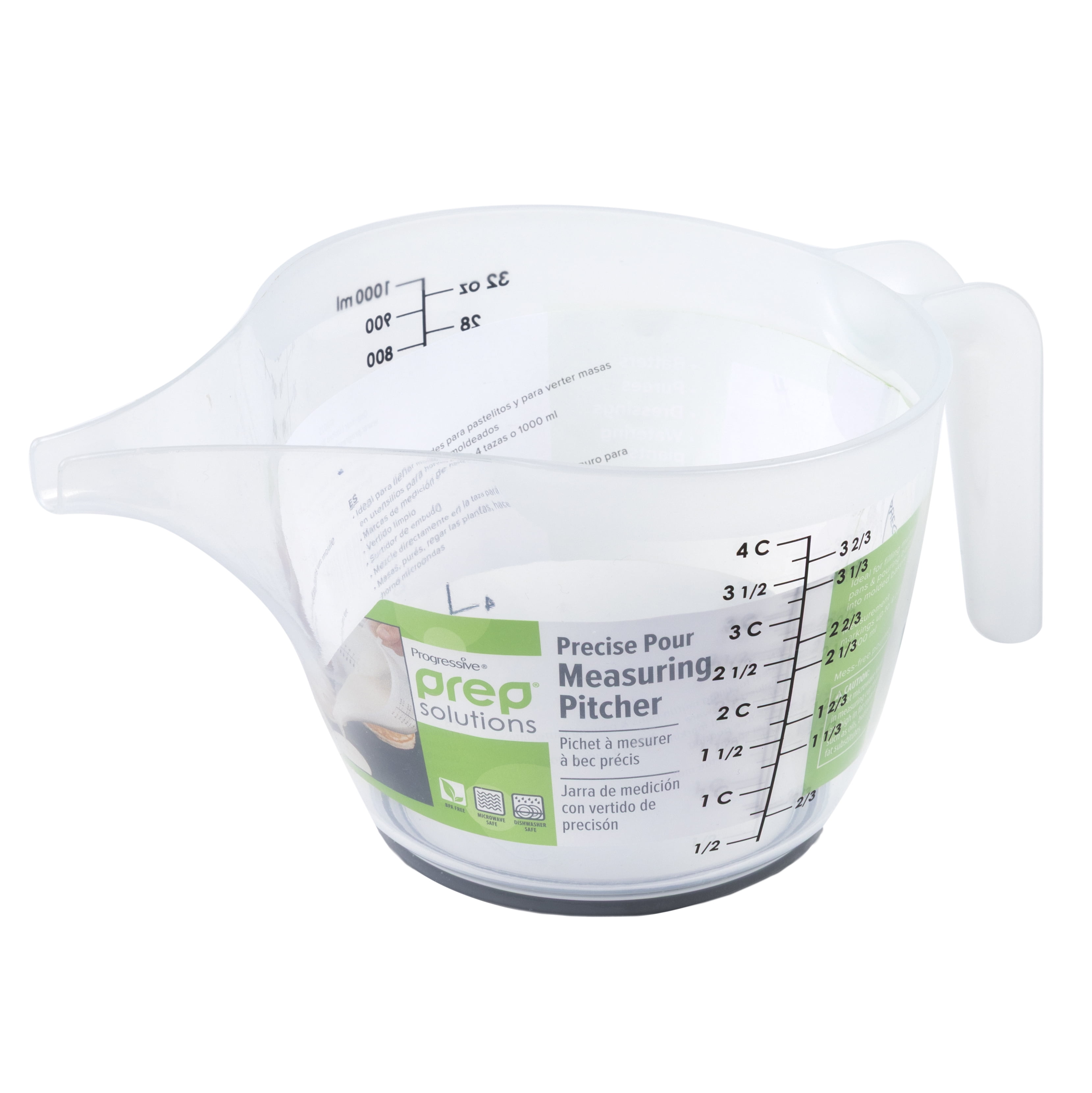 Prep Solutions Precise Pour Measuring Pitcher, Clear