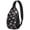 Black-58, variant on Teen Sports Sling Bag Shoulder Backpack with Softball Print, Mesh Sides Perfect Gift for Boys, Young Players