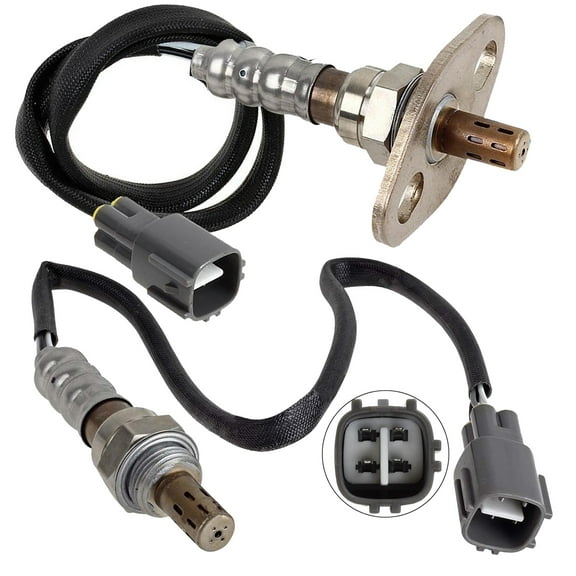 Maxfavor 2Pcs O2 Oxygen Sensor for 2000 1999 1998 Toyota Rav4 2.0L Exc. Calif. Upstream/Downstream